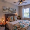 bedroom with large windows